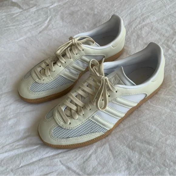 Adidas Samba OG Trainers Sneakers Shoes Cloud White/Off White/Gum 3 - Picture 2 of 7